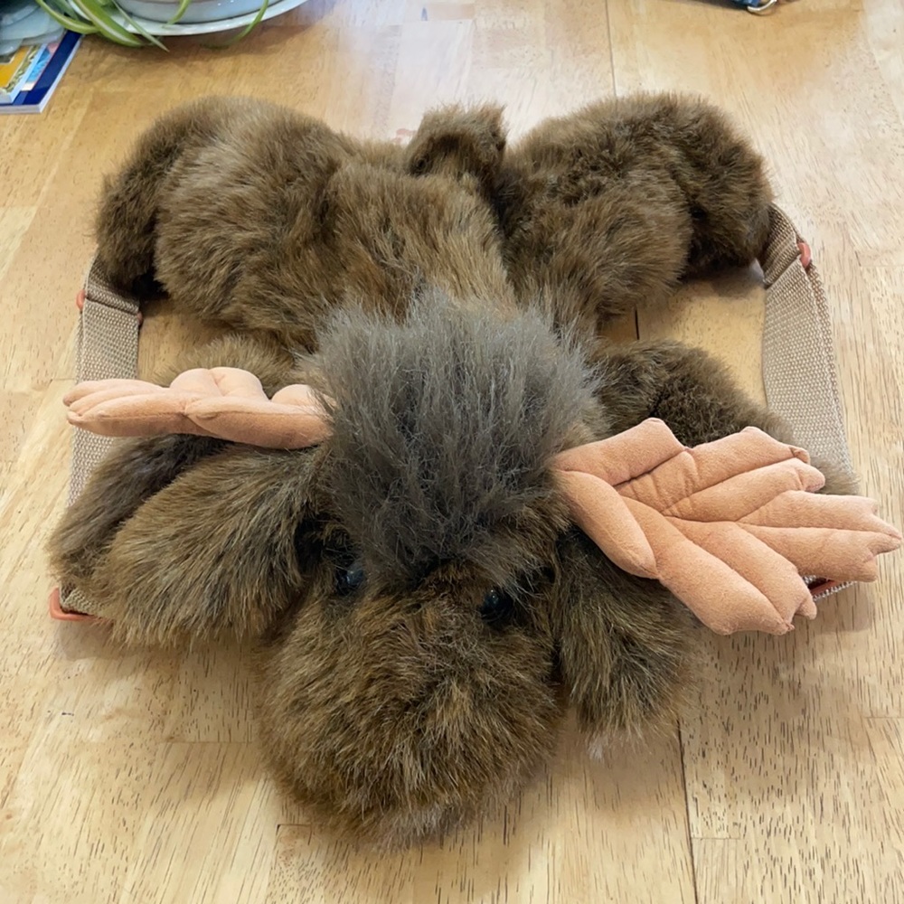 Stuffed Animal House moose backpack. New without tags.